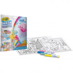 CRAYOLA - Color Wonder, Coloring Set con 18 Pagine da colorare e 4 Pennarelli Senza Macchia, Soggetto Amici del Mare, attività Creativa per Bambini, età 3,4,5 Anni