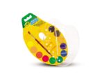 Crayola - Set 12 Acquerelli con Pennello, Tavolozza Richiudibile con Coperchio, Attività Creativa per Bambini, Colori Assortiti, 53-8434