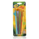 Crayola - 5 Pennelli Taglie Varie, Setole Morbide, per ogni Progetto Creativo, per Scuola e Tempo libero, 3007
