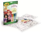 Crayola - Album Attività & Coloring Disney Princess, 32 Pagine da Colorare e 7 Mini Pennarelli Lavabili, 5807