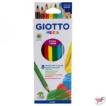 Giotto Mega astuccio 8 maxi pastelloni colorati
