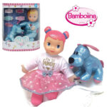 Rocco Giocattoli- Bambolina #Love 34Cm con Cagnolino Interattivo Solo Azzurro 21290838