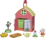 Peppa Pig Peppa's Adventures Peppas F36585L0 - Set di casette da giardino, con 1 figurina, 5 accessori, con maniglia per il trasporto, adatta per bambini dai 3 anni in su, F36585L0 - immagine 3