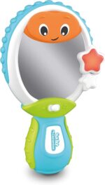 Clementoni - 17329 - Baby Specchietto - Gioco Prima Infanzia - Giocattolo Elettronico Parlante Italiano (Batterie Incluse), Bambini 9 - 36 Mesi - immagine 3