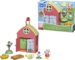 Peppa Pig Peppa's Adventures Peppas F36585L0 - Set di casette da giardino, con 1 figurina, 5 accessori, con maniglia per il trasporto, adatta per bambini dai 3 anni in su, F36585L0 - immagine 2