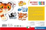 Clementoni- Supercolor My First Dinos-2,3,4,5 Pezzi Sagomato, Bambini 2 Anni, Puzzle Cartoni Animati-Made in Italy, Multicolore, 20834 - immagine 4