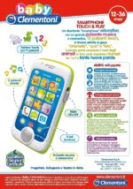 Clementoni Smartphone Touch & Play Giocattolo, Multicolore, 14969 - immagine 4