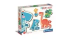 Clementoni- Supercolor My First Dinos-2,3,4,5 Pezzi Sagomato, Bambini 2 Anni, Puzzle Cartoni Animati-Made in Italy, Multicolore, 20834