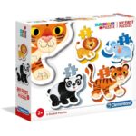 Clementoni My First Puzzle-Wild animals-3-6-9-1, Multicolore, 20810