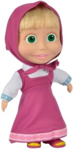 Simba - Masha e Orso, 109301016009, + 3 Anni, Set Bambola 23 Cm Corpo Morbido e Orso Peluche 43 Cm, con Gambe Mobili - immagine 3