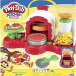Play-Doh Hasbro Pizzeria (playset con 5 vasetti di Pasta da Modellare), Single, Multicolore