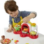 Play-Doh Hasbro Pizzeria (playset con 5 vasetti di Pasta da Modellare), Single, Multicolore - immagine 2