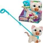 FurReal Walkalots - Gattino, Giocattolo interattivo di gattina Che Cammina per Bambini e Bambine, con Suoni e reazioni, Giocattoli interattivi per Bambini e Bambine