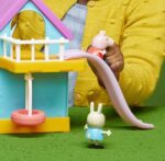 Peppa Pig, La Clubhouse di Peppa Pig, gioco per bambini in età prescolare, con effetti sonori, 2 personaggi, 7 accessori, dai 3 anni in su - immagine 2