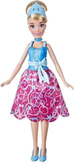 Disney Princess Snap Style Cenerentola Moda Bambola con Abiti a Scatto, Mix And Match Diversi Look, Giocattolo per Ragazze dai 3 Anni in su - immagine 2