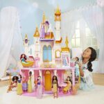 Hasbro Disney Princess Castello dei Sogni, casa delle bambole con mobili e accessori, fuochi d'artificio con luci e musica, giocattolo bambini dai 3 anni in su - immagine 3