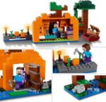 LEGO Minecraft 21248 La Fattoria delle Zucche, Casa Giocattolo Costruibile con Rana, Barca, Forziere e Figure di Steve e Strega, Giochi d'Azione nel Bioma Palude, Regalo per Bambini, Ragazzi e Ragazze - immagine 3