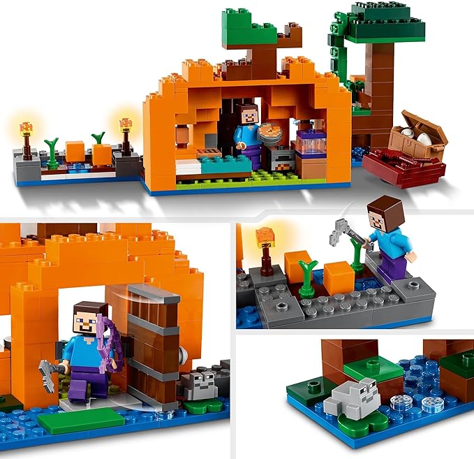 Minecraft - Personaggio Lupo Articolato - Giocattolo Ufficiale Per Bambini 6+ Anni - GVV16