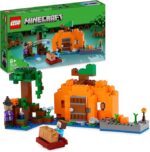 LEGO Minecraft 21248 La Fattoria delle Zucche, Casa Giocattolo Costruibile con Rana, Barca, Forziere e Figure di Steve e Strega, Giochi d'Azione nel Bioma Palude, Regalo per Bambini, Ragazzi e Ragazze