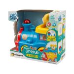 Giò-baby treno a vapore orsetto capostazione