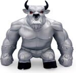 CICABOOM Maxy Elastikorps Fighter Spartabull Toro Argento giocattolo allungabile 23 cm x 2 Kg - immagine 2