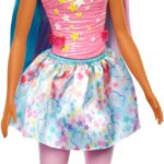 Barbie - Dreamtopia Unicorno Bambola con capelli blu e rosa con gonna, coda e cerchietto da unicorno rimovibili, Giocattolo per Bambini 3+ Anni, HGR21 & Ballerina Bam