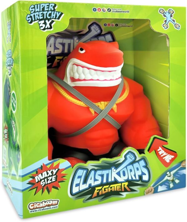 CICABOOM Maxy Drache – Riesiges Dehnbares Action-Spielzeug Für Kinder Ab 4 Jahren (rot, 23 Cm, 2 Kg)