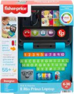Il Mio Primo Laptop Ridi e Impara Giocattolo Elettronico con Contenuti Educativi per Bambini 6+ Mesi - immagine 2
