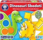 Orchard Toys Dinosauri Sbadati - Gioco educativo di Forme e Colori per bambini da 3 a 6 anni (Edizione Italiana)