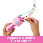Barbie - Bambola Barbie Dreamotpia Chioma da Favola 2023, capelli fantasia con treccia e piega, extension arcobaleno, strumento per lo styling e accessori, Giocattoli per Bambini 3+ Anni - immagine 3