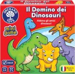 Orchard Toys Domino dei Dinosauri - Gioco educativo di Abbinamento e Memoria per bambini da 3 a 5 anni (Edizione Italiana)