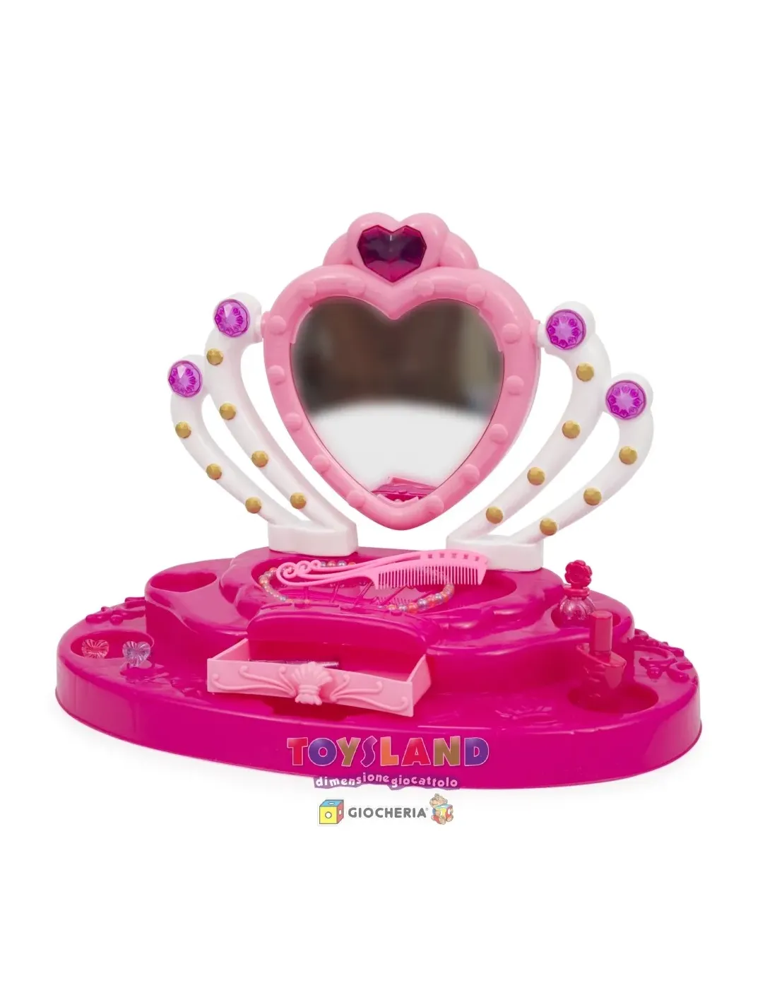 SPECCHIERA PRINCY BELLA - Specchiera da Tavolo Luci e Suoni - immagine 1