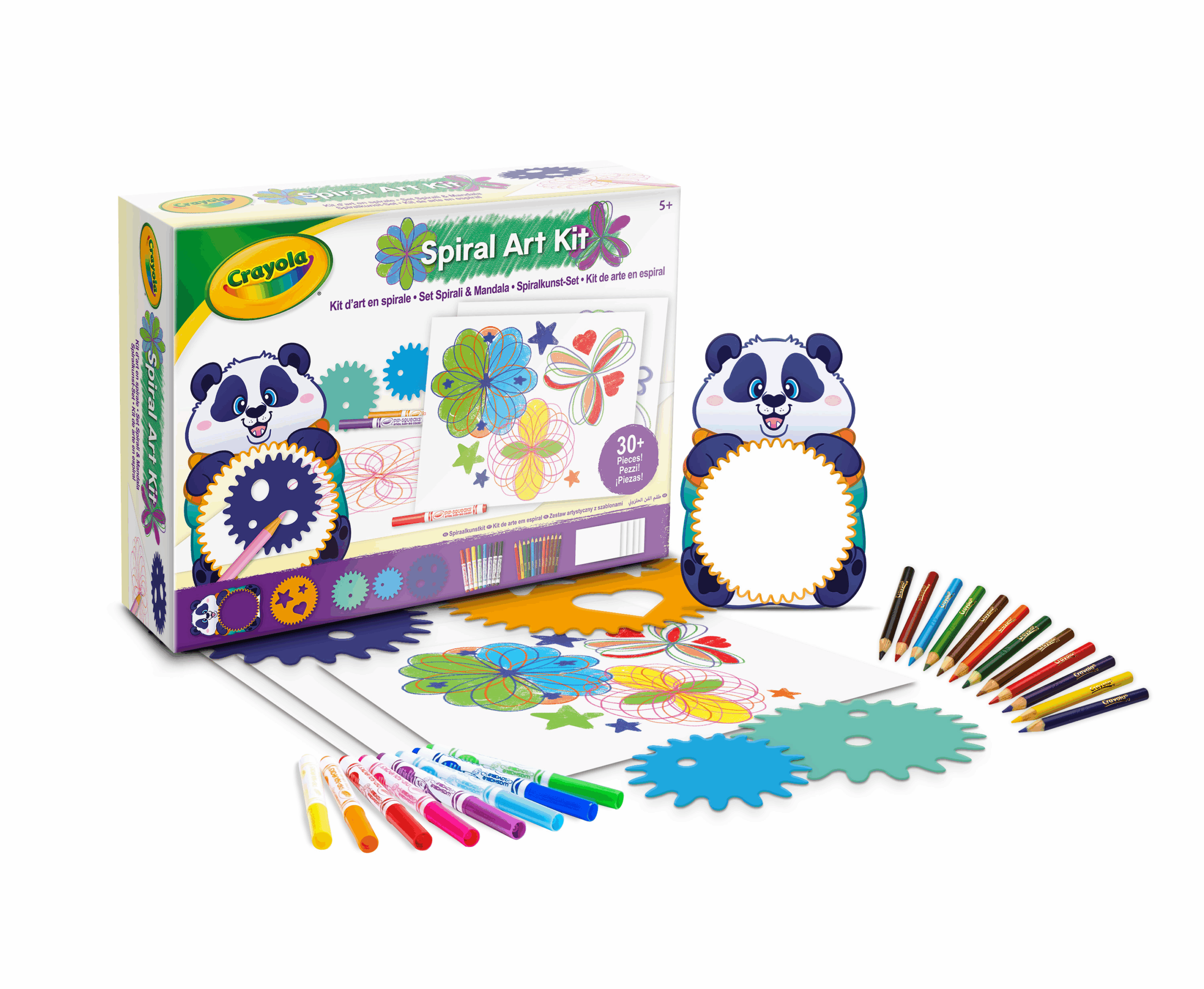 46b26a49-7a42-4286-a08c-6581e9256633 Set spirali & madala Crayola - Spiral Art kit - immagine 1