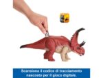 DINOSAURO JURASSIC WORLD DINO TRACKERS WILD ROAR DIABLOCERATOPS - immagine 2