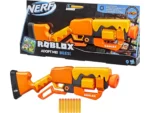 Nerf Elite ROBLOX Adopt Me! BEES! blaster lanciadardi con azione a leva tamburo rotante con 8 dardi