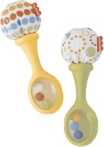 Fisher-Price Maracas Baby Scoperte 2 Coloratissime Da Afferrare Scuotere E Suonare 3+ Mesi - immagine 2