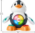 Pino Pinguino Numeri e Parole - Fisher-Price - Parlamici Pino Pinguino Numeri e Parole, Versione Italiana, Giocattolo Interattivo Musicale Con Luci e Movimenti Per L'Apprendimento, Giocattolo Per Bambini, 9+ Mesi - immagine 6