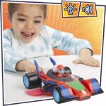 PJ Masks flash cruiser Power Flitzer Pigiamini giocattolo prescolare auto trasformabile con luci e rumori - immagine 4