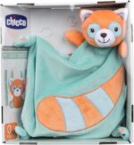 Chicco Peluche Dou Dou Panda Rosso, Peluche Neonati a Forma di Panda, in Morbido Tessuto, Lavabile in Lavatrice, Confezione con Plastica Riciclata