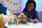 Mattel Disney Wish Playset portatile Casa di Asha di Rosas cottage 2 piani con personaggio di Star e 15+ mobili e accessori inclusi - immagine 2