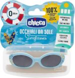 Chicco Sunglasses Occhiale da Sole Bimbo 0m+, Lenti Resistenti e Antigraffio, Proteggono dai Raggi UVA e UVB, Montatura Flessibile, Multicolore, Custodia Portaocchiali Inclusa, per Bambini 36 Mesi