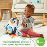 Pino Pinguino Numeri e Parole - Fisher-Price - Parlamici Pino Pinguino Numeri e Parole, Versione Italiana, Giocattolo Interattivo Musicale Con Luci e Movimenti Per L'Apprendimento, Giocattolo Per Bambini, 9+ Mesi - immagine 3