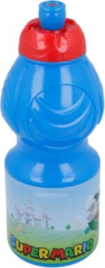 Bottigliette 400 ml Bottiglia Super Mario Bros Antigoccia - immagine 3