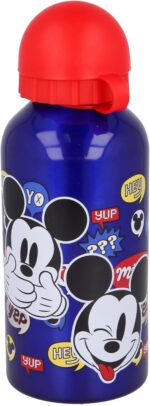 Borraccia Alluminio Mickey Bottiglia Topolino 400ml - immagine 3