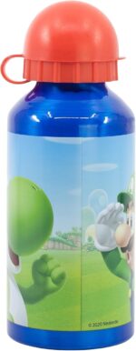 Borraccia Alluminio Super Mario - 400ml - immagine 3