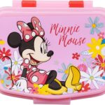 Box Merenda CIOTOLA RETTANGOLARE PER PANINI MINNIE MOUSE Scatola Per Il Pranzo Rettangolare