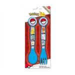 Set Posate Pokèmon Distorsion Forchetta e Cucchiaio in Plastica