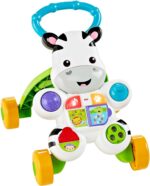 Fisher Price Zebra Primi Passi per Camminare Spingibile con Musica e Suoni