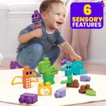 MB Sensory Dino Scuota e Suona 24pz Costruzioni da un anno 1+ - immagine 2