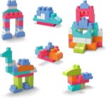 Mega Bloks Sacca Eco 60 costruzioni Rosa da un Anno - immagine 3